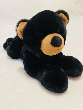 Wishpets Black Bear Plush Stuffed Animal Great Smoky Mountains Embroidered 12"